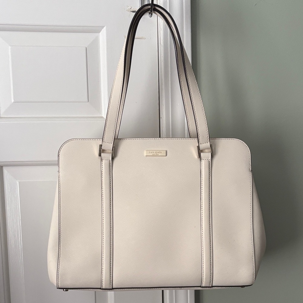 Cream Kate Spade Handbag